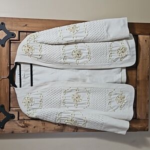 Lim's Vintage Silk Embroidered Blazer Medium